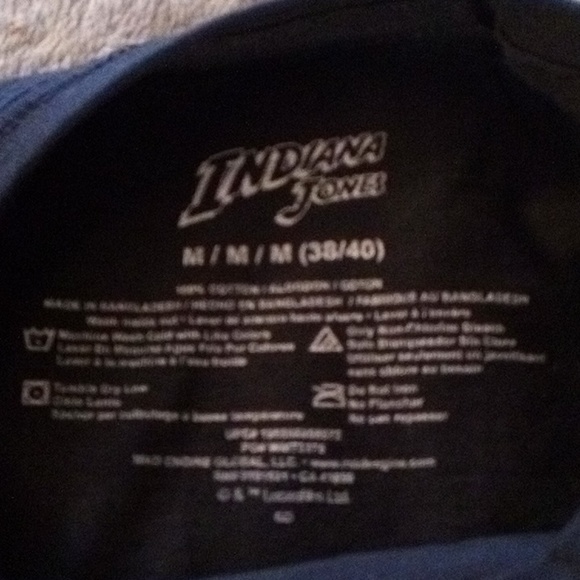 INDIANA JONES T-SHIRT SIZE MENS MED - Picture 3 of 5